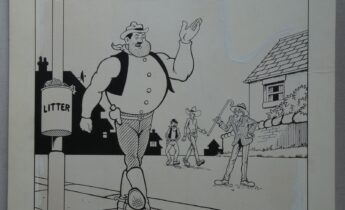 Dandy comic Desperate Dan Original Artwork 1991 by Tony O'Donnell