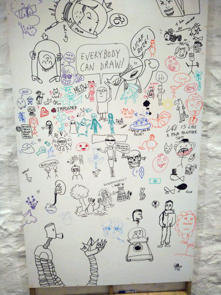Lakes International Comic Art Festival 2026 | Brewery Art Centre Walls