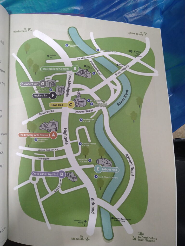 Lakes International Comic Art Festival 2026 Map