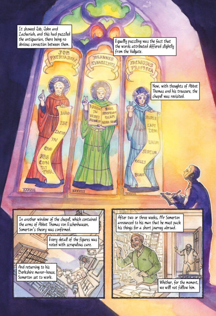 Ghost Stories of an Antiquary: The Compendium (SelfMadeHero, 2026) – Sample Page