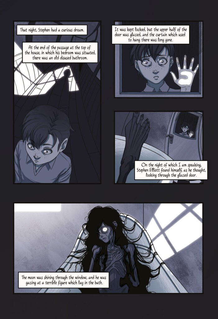 Ghost Stories of an Antiquary: The Compendium (SelfMadeHero, 2026) – Sample Page