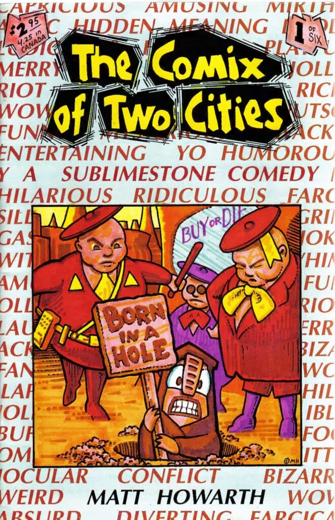 The Comic of Two Cities #1 by Matt Howarth - Cover
