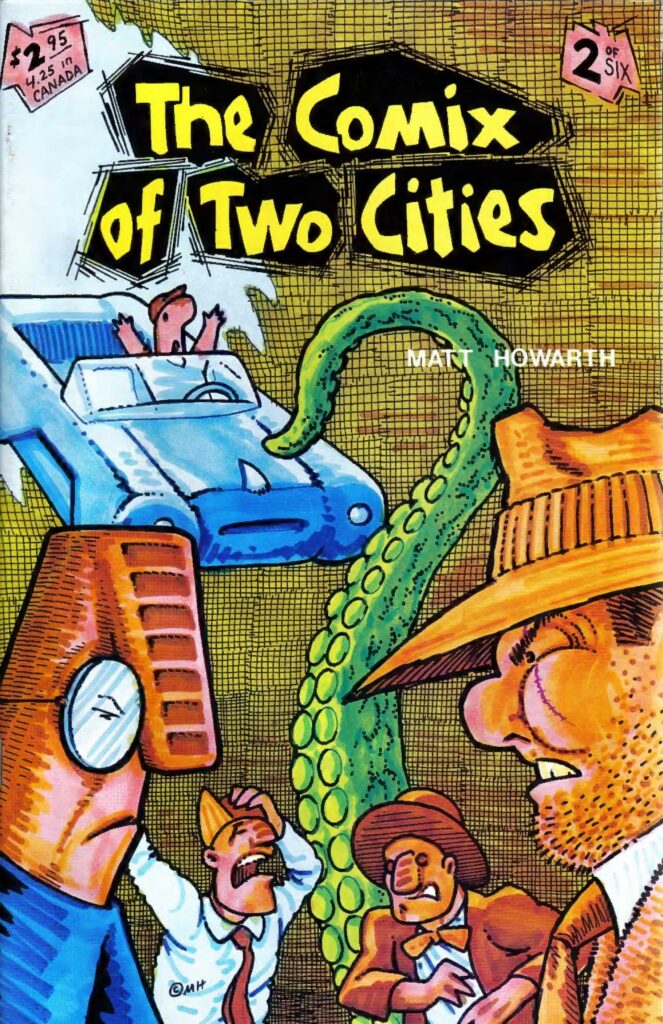 The Comic of Two Cities #2 by Matt Howarth - Cover