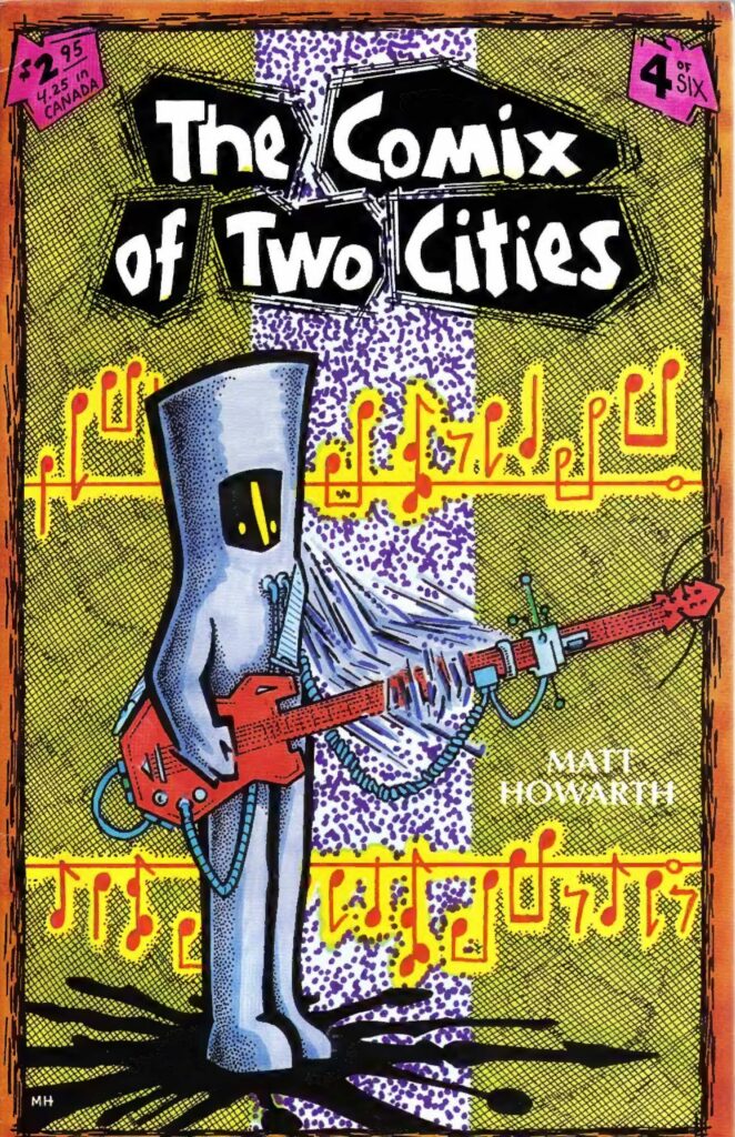 The Comic of Two Cities #4 by Matt Howarth - Cover