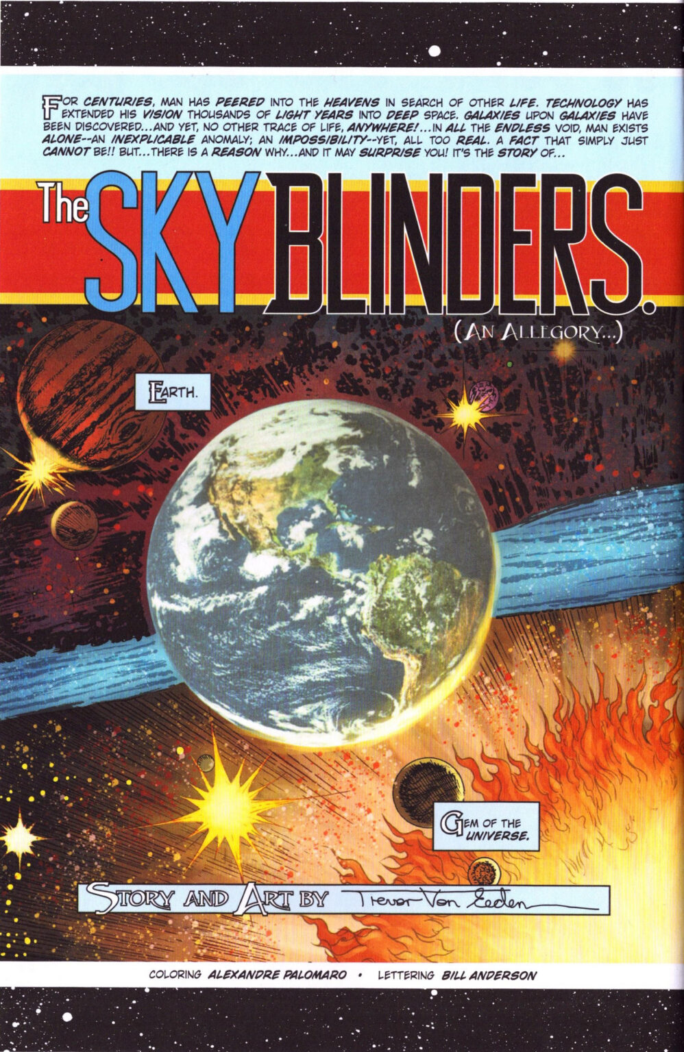 Exploring Trevor von Eeden's 'Skyblinders' in Orphan Works