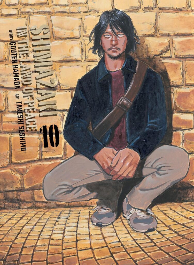 Shimazaki in the Land of Peace 10
By Gouten Hamada (Writer), Takeshi Seshimo (Artist)
Publisher Imprint: Vertical
On Sale 13th October 2026
ISBN: 978-1647296148
