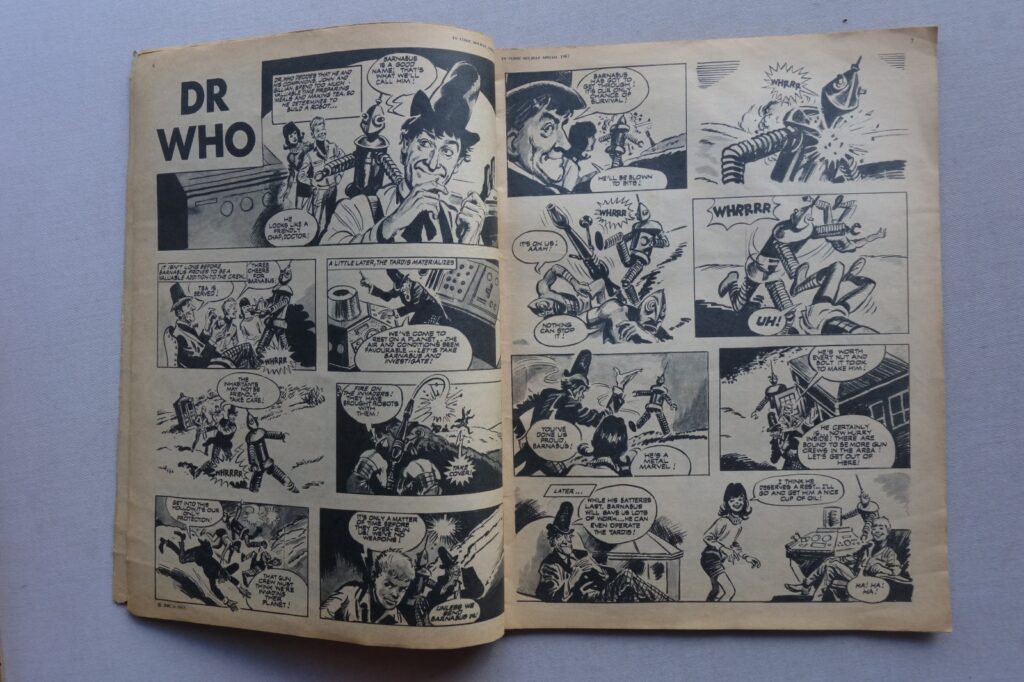 TV Comic Holiday Special 1967 "Doctor Who" strip