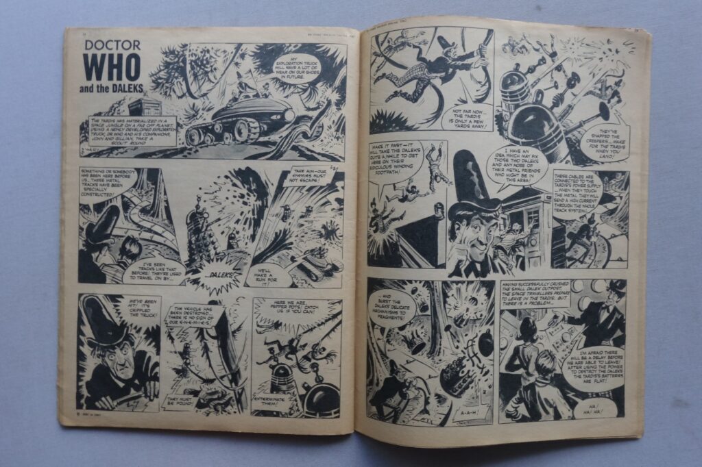 TV Comic Holiday Special 1967 "Doctor Who" strip