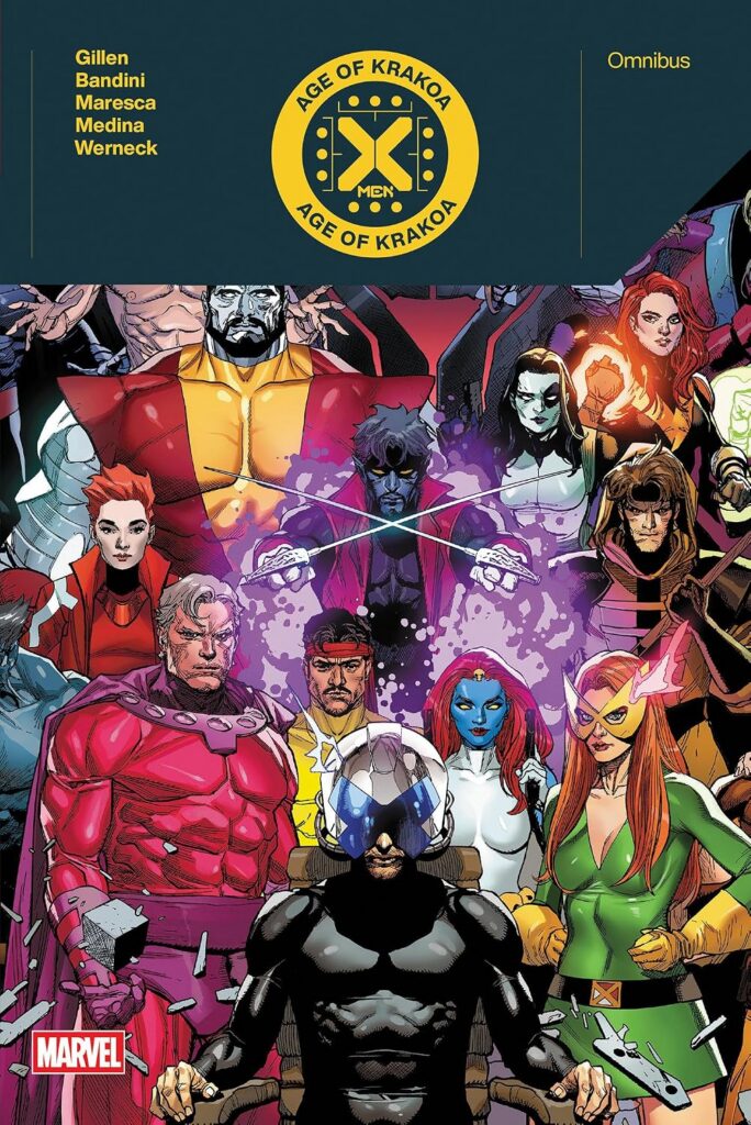 X-Men: Age of Krakoa by Kieron Gillen Omnibus
Written by Kieron Gillen
Pencilled by Lucas Werneck, Michele Bandini, Paco Medina, Juan José Ryp, Luca Maresca, Andrea Di Vito, Alessandro Vitti & More
Publisher: Marvel - US
Publication Date: 20th October 2026
ISBN: 978-1302966706