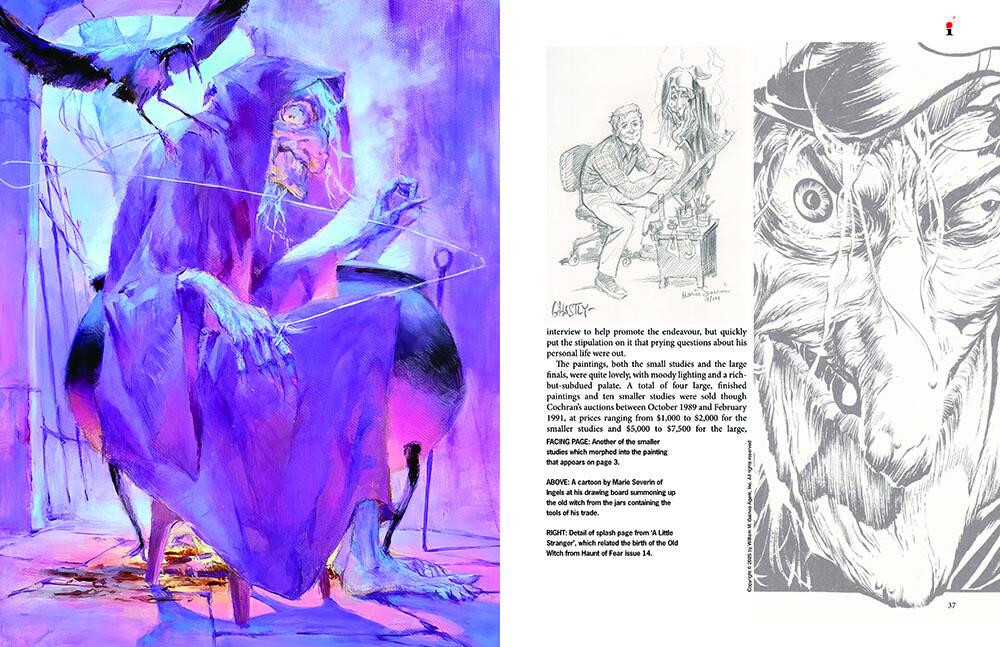 illustrators Special #20, a Halloween Spooktacular - Sample Spread 2