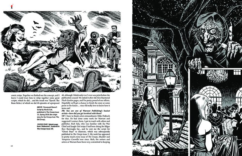 illustrators Special #20, a Halloween Spooktacular - Sample Spread 5