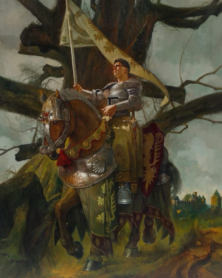 "Knight", art by Sanjulián