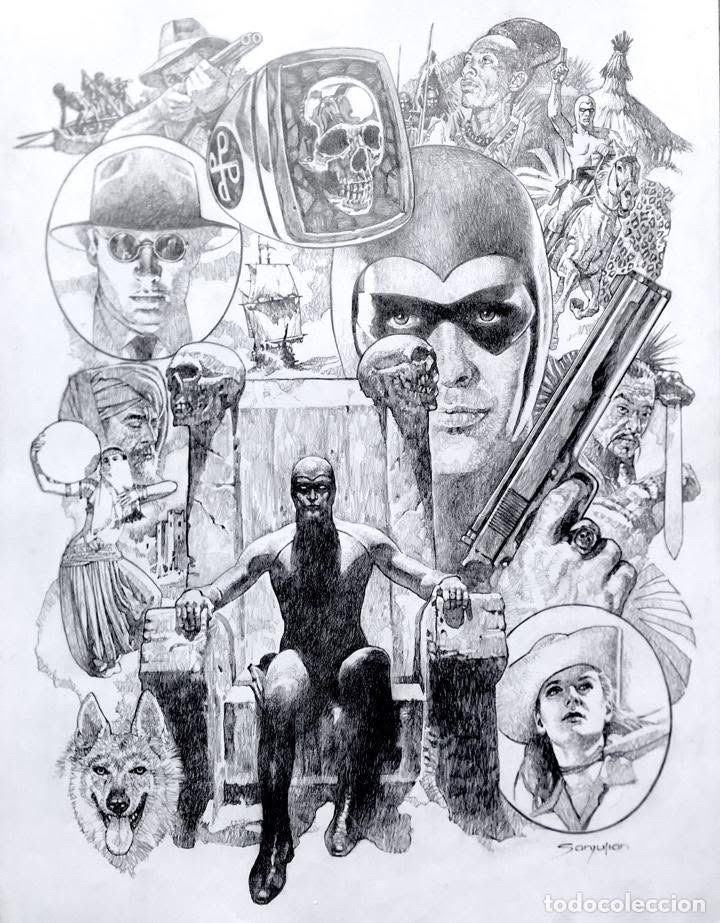The Phantom art by Sanjulián