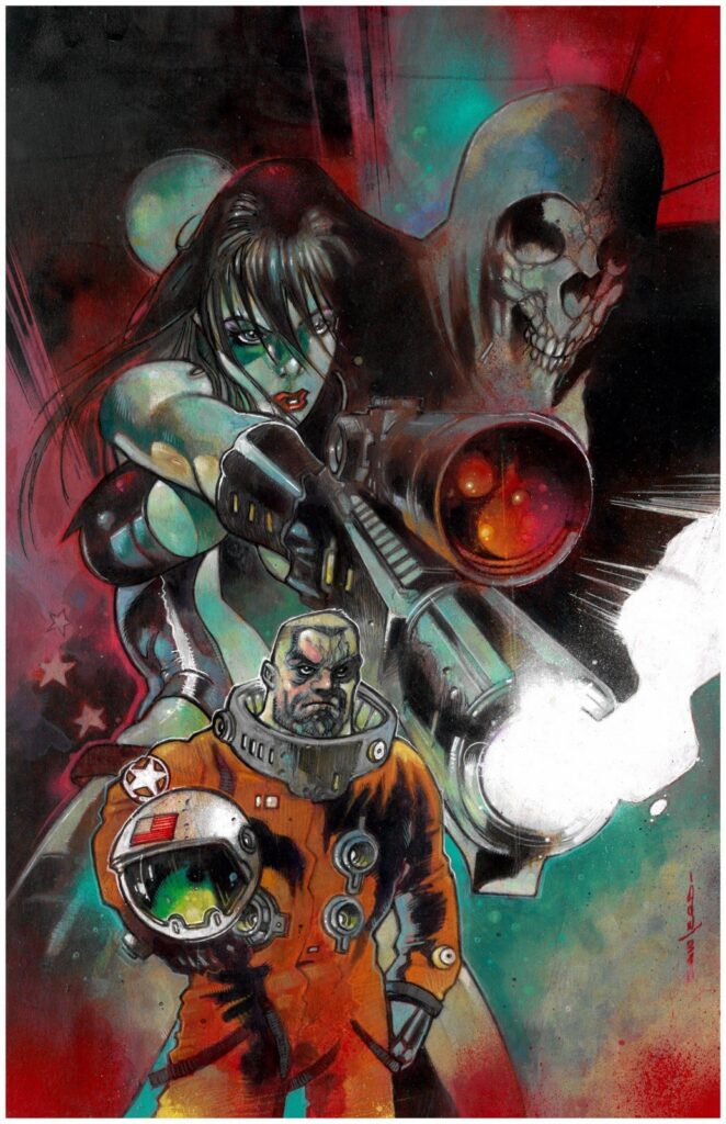 Death Be Praised by Paul N Neal and Rob Moran - Variant Cover by Andrew Sawyers - Art