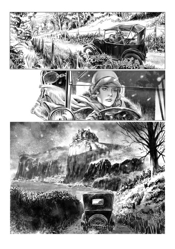 Candelstone: A Faery Tale | An original graphic novel by Aly Fell of magical realism set against the insular world of a 1920's Devon boarding school.
