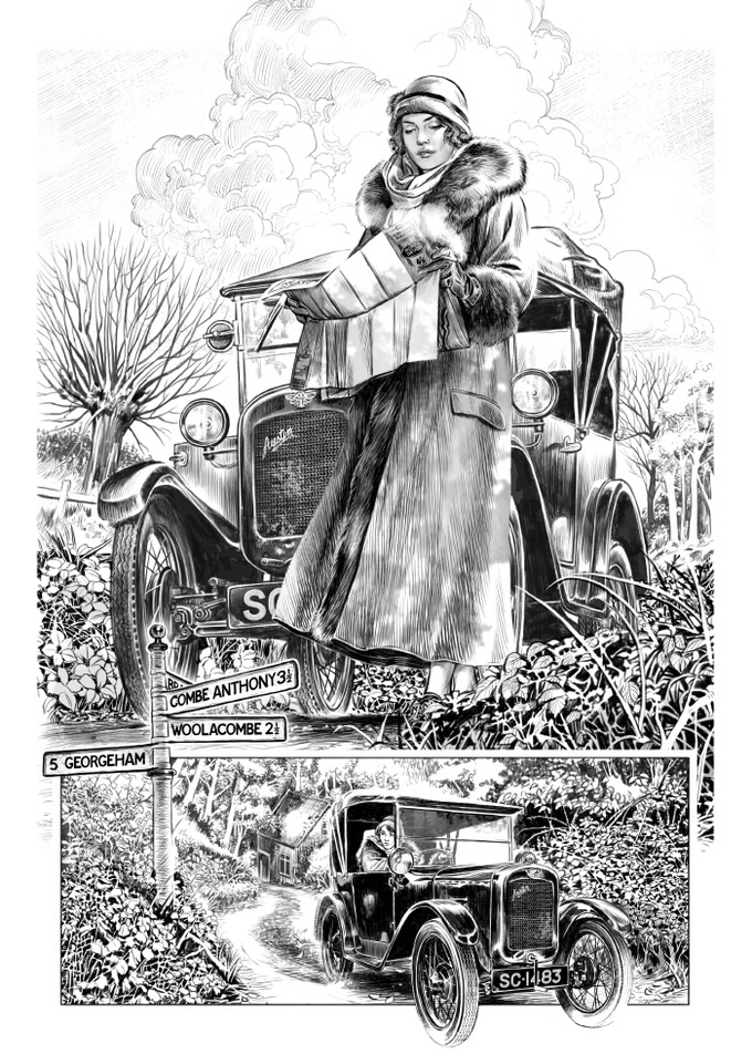 Candelstone: A Faery Tale | An original graphic novel by Aly Fell of magical realism set against the insular world of a 1920's Devon boarding school.