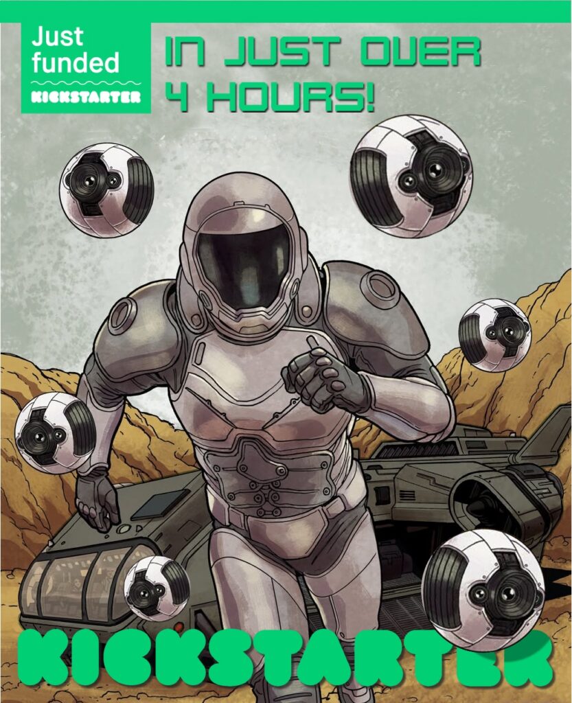 Cosmic Lighthouse “Murderbot” graphic novel tie-in smashes crowdfunding target